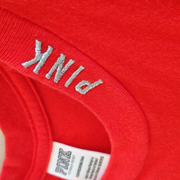 NWOT Victoria’s Secret PINK Red & Silver Star Tank - Picture 4 of 6